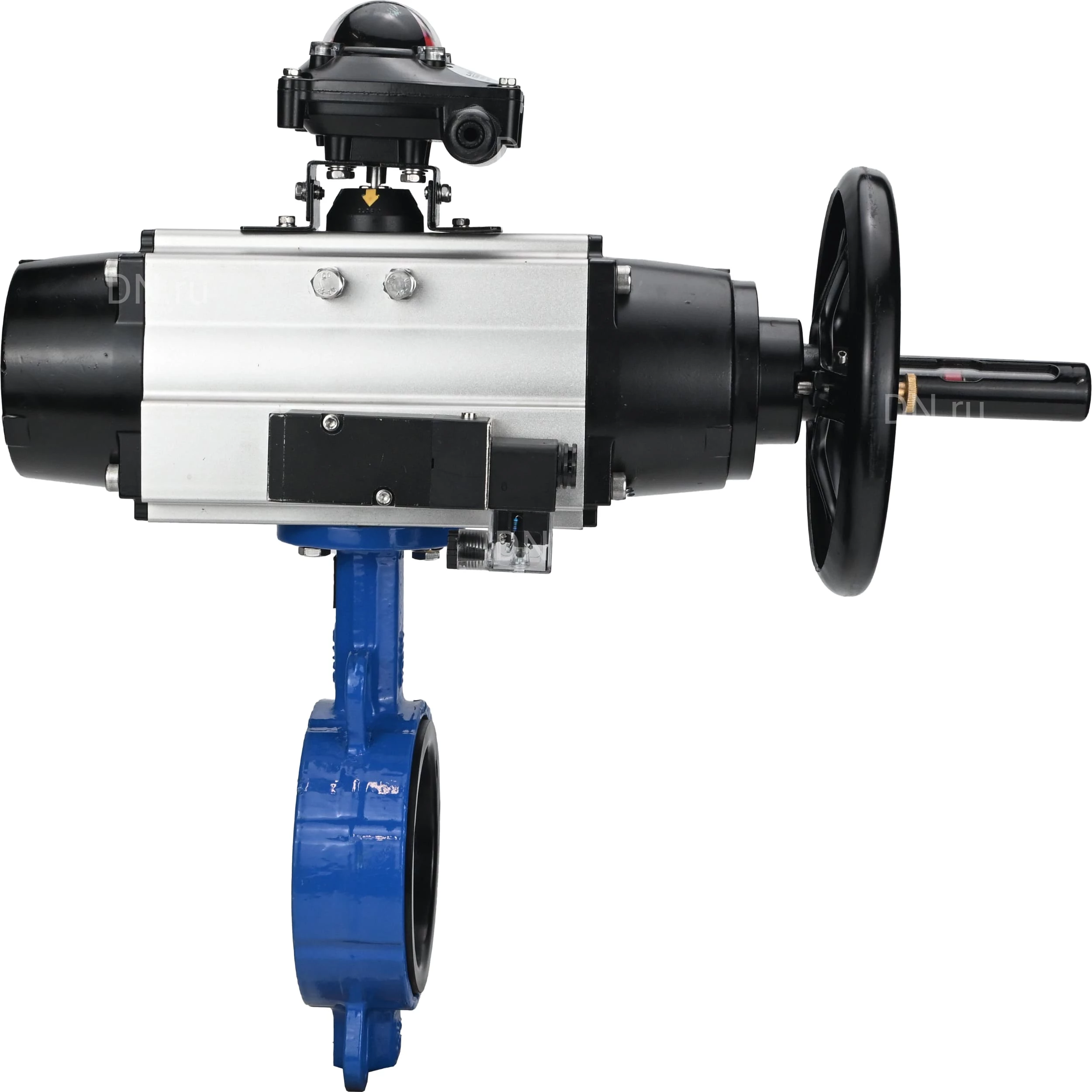 Изображение товара Затвор дисковый поворотный DN.ru WBV3432N-2W-Fb-H Ду150 Ру16