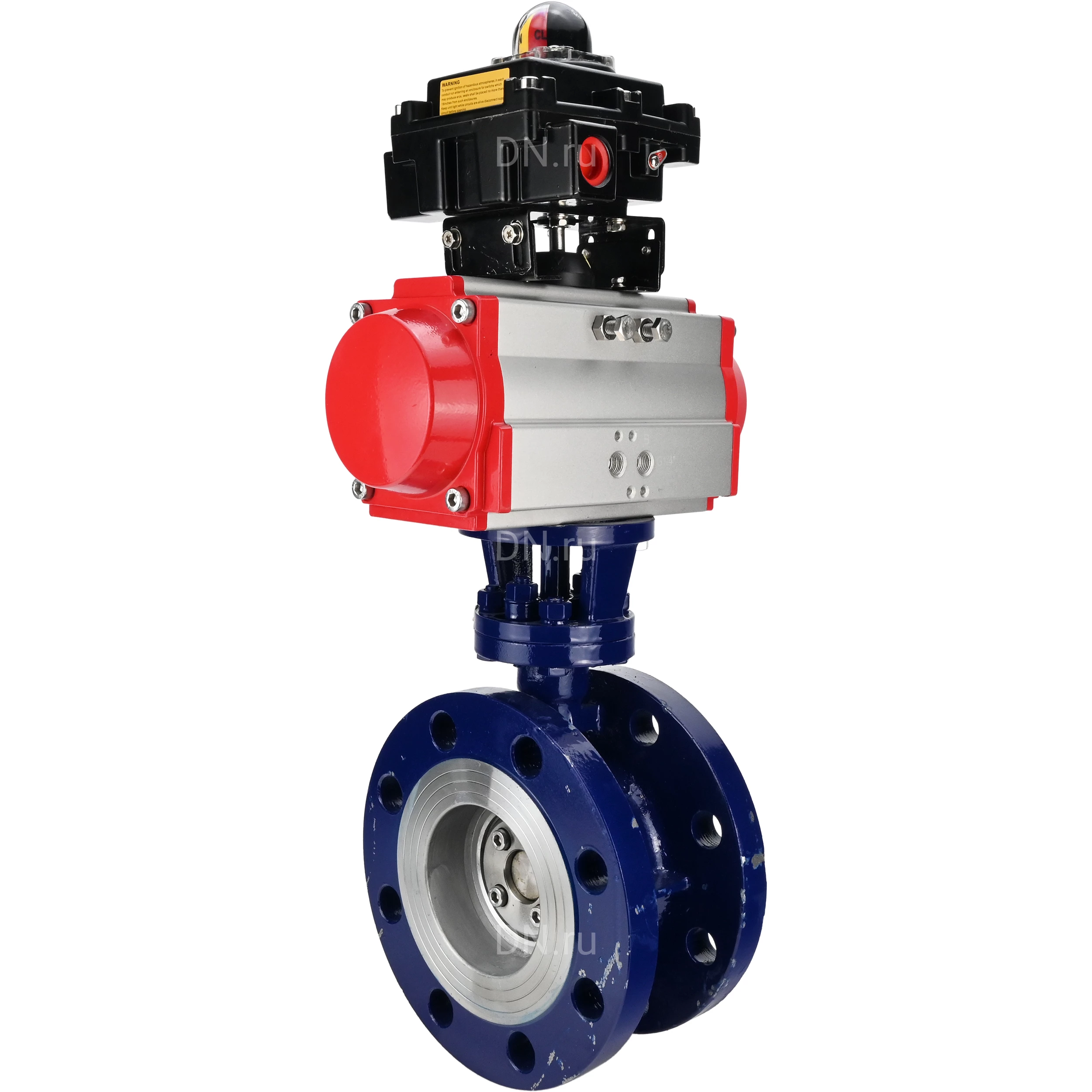 Изображение товара Затвор дисковый поворотный DN.ru WBV3EX-3432M-1W-F-ISO Ду65 Ру25