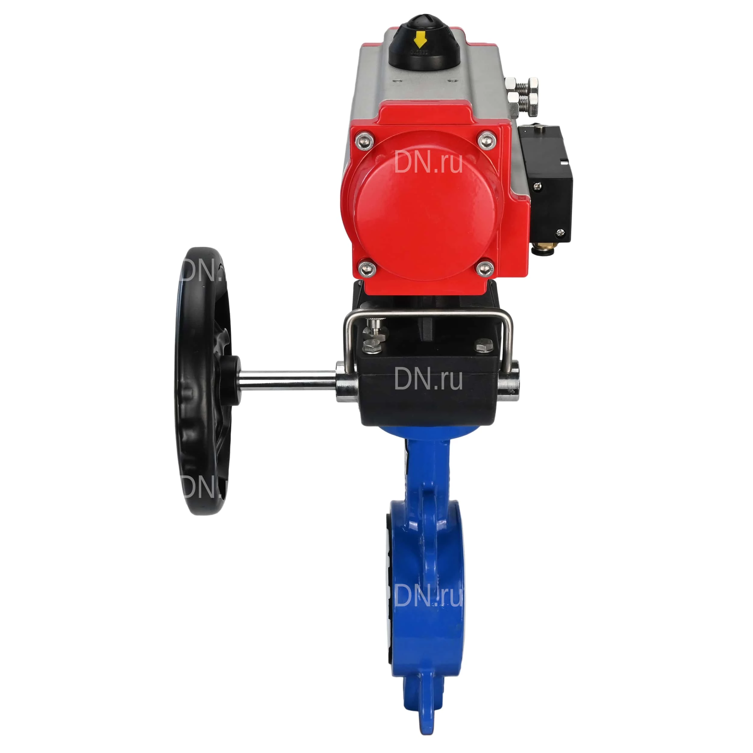 Изображение товара Затвор дисковый поворотный DN.ru WBV3432P-2W-Fb-H Ду80 Ру16