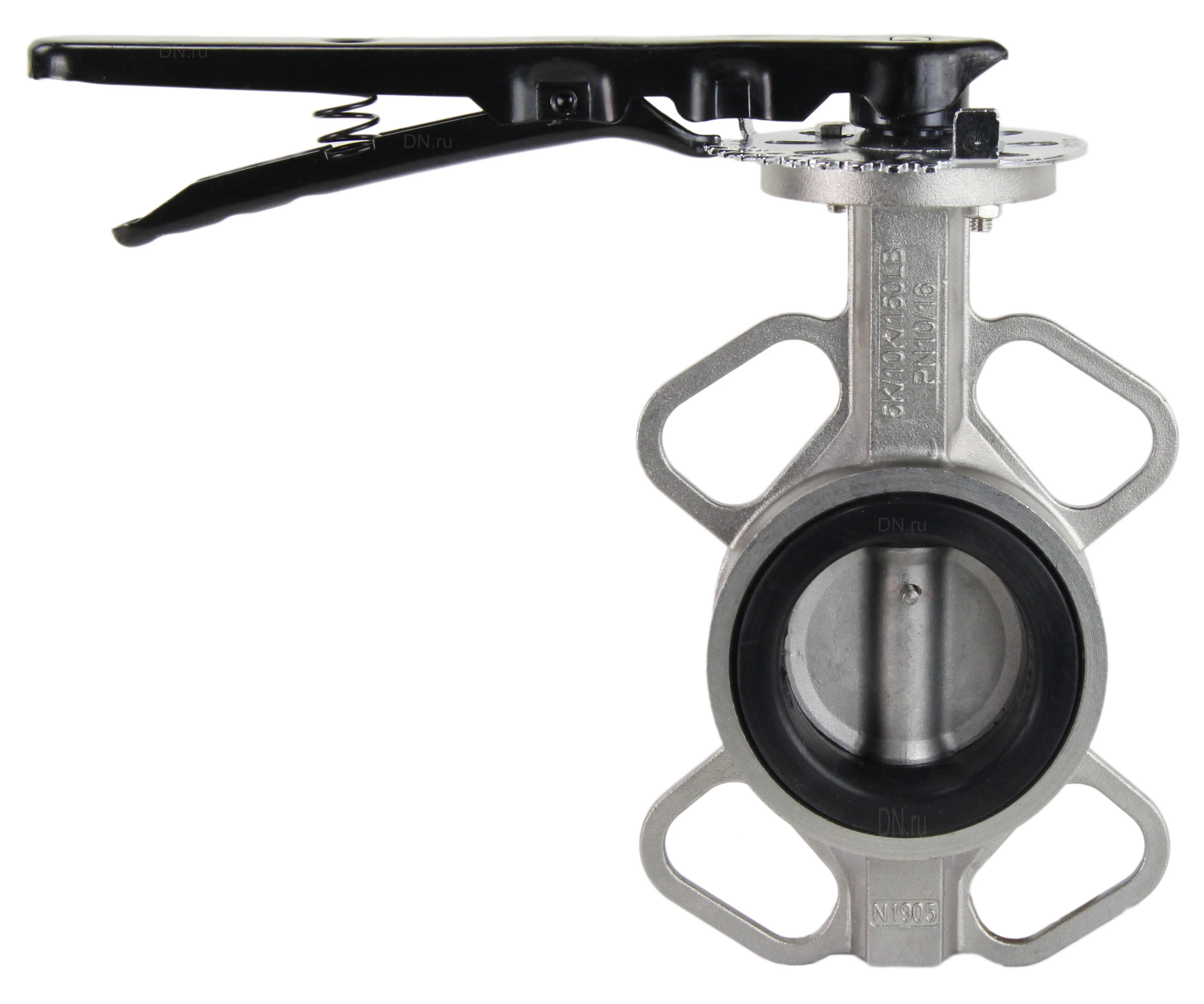 Изображение товара Затвор дисковый поворотный DN.ru WBV3232V-2W-Fb-H Ду65 Ру16