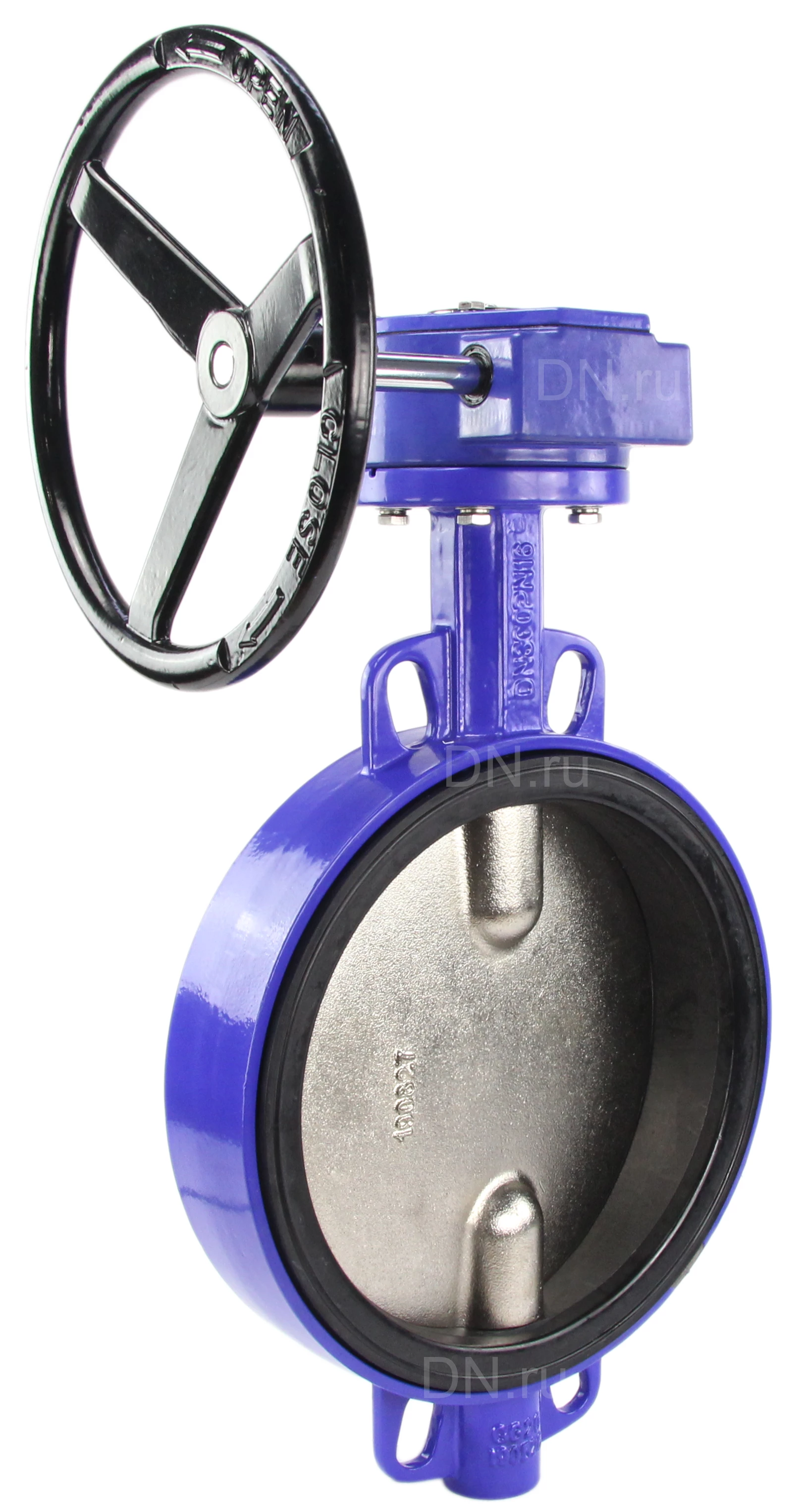 Изображение товара Затвор дисковый поворотный Genebre 2103 Ду 350 Ру 10 межфланцевый