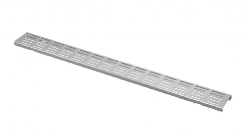 Решетки для дренажного желоба Alca Plast 100 мм прямые, 8-270отв х 64-324мм2, нержавеющая и оцинкованная сталь