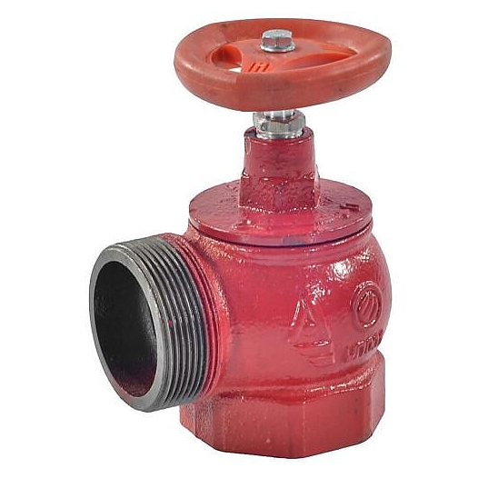 Клапан пожарный Апогей КПКМ 50-1 Ду50 Ру16 угловой 90° муфта-цапка чугун