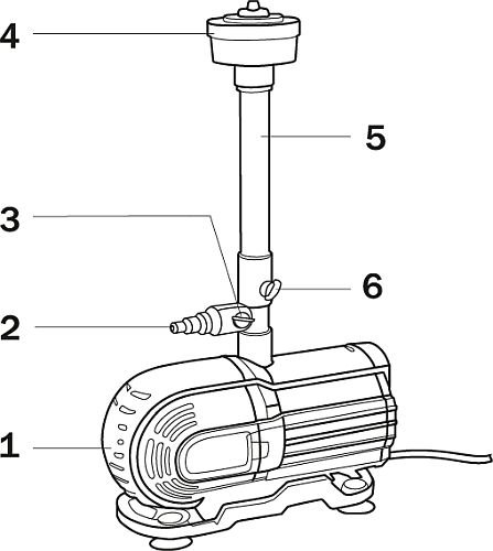 Насос фонтанный Aquario AFP-120 погружной мощность - 0.12 кВт, расход - 216 м3/ч, присоединение - 12.8, 19, 26, 230В/50Гц 1 фазный, длина кабеля - 10 м (1352)