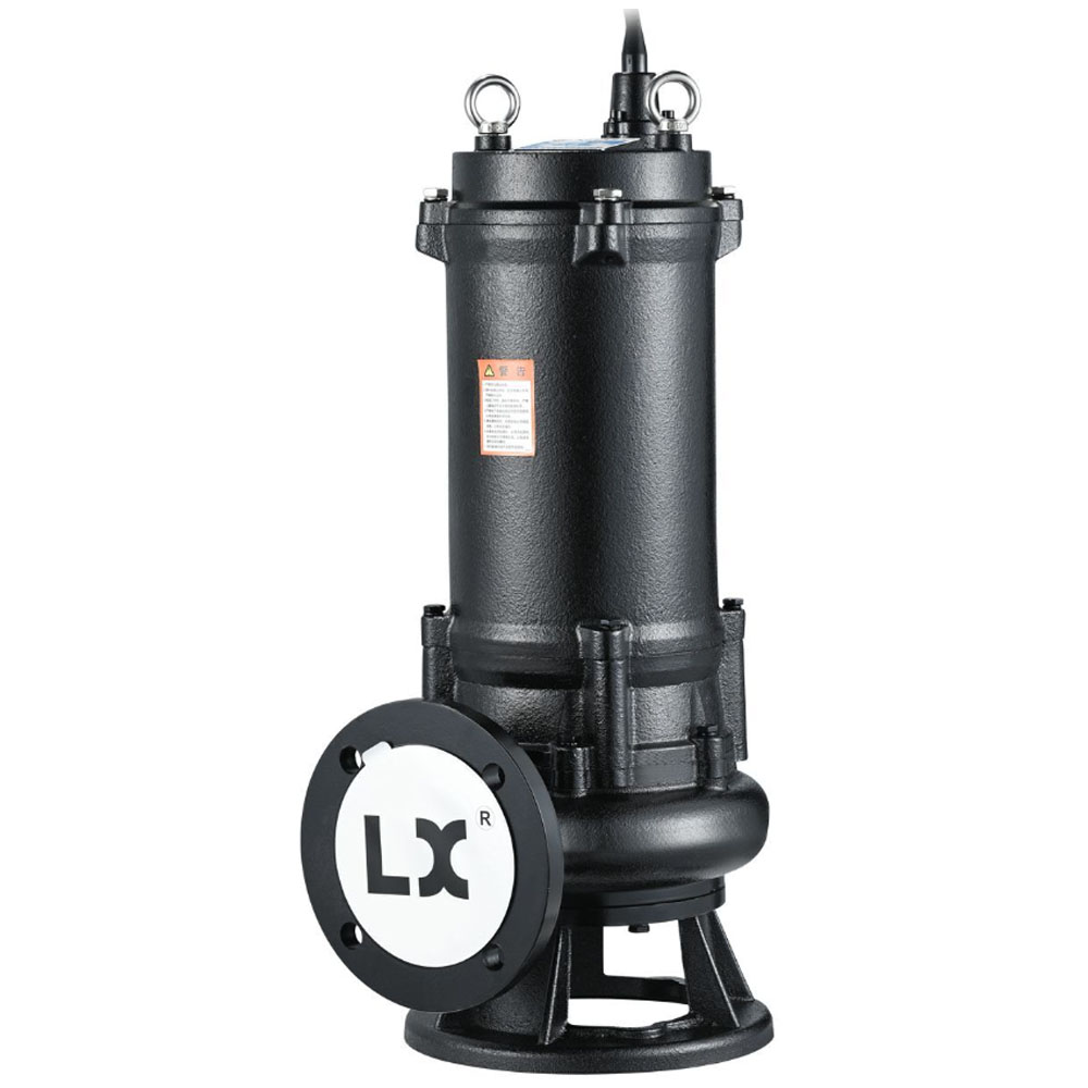 Насос канализационный AQUAVIVA LX 65WQK18-15T 2 1/2″ Ду65 Ру6 вертикальный, с измельчителем, производительность - 18 м³/ч, напор - 15 м, мощность - 1.5 кВт, 380 В, материал корпуса - чугун