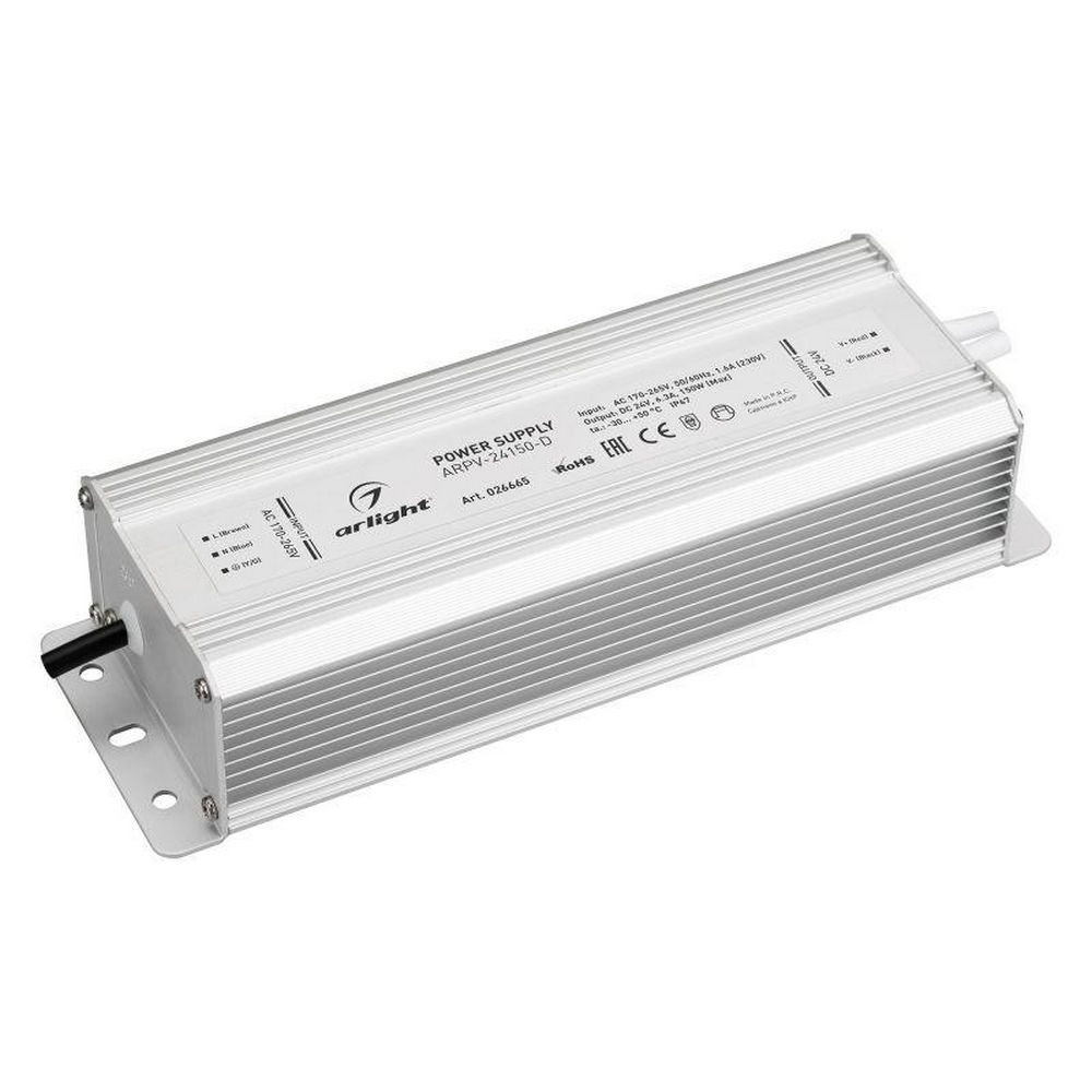 Блок питания Arlight ARPV ARPV-24150-D 150 Вт, 6.3 А, 24 В, для светодиодных лент, IP67