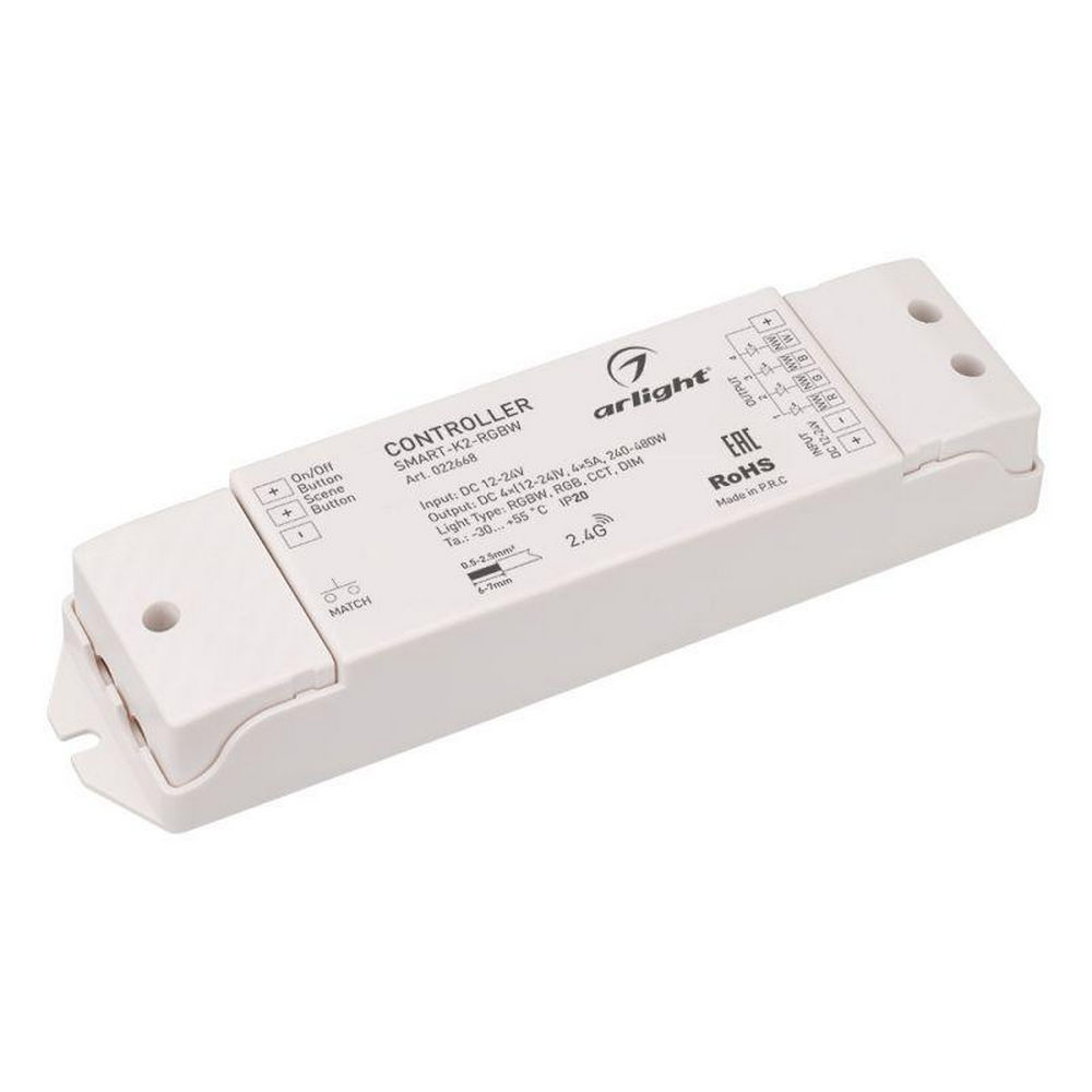 Контроллер Arlight SMART , 5 А, 12-24 В, для светодиодных лент, IP20