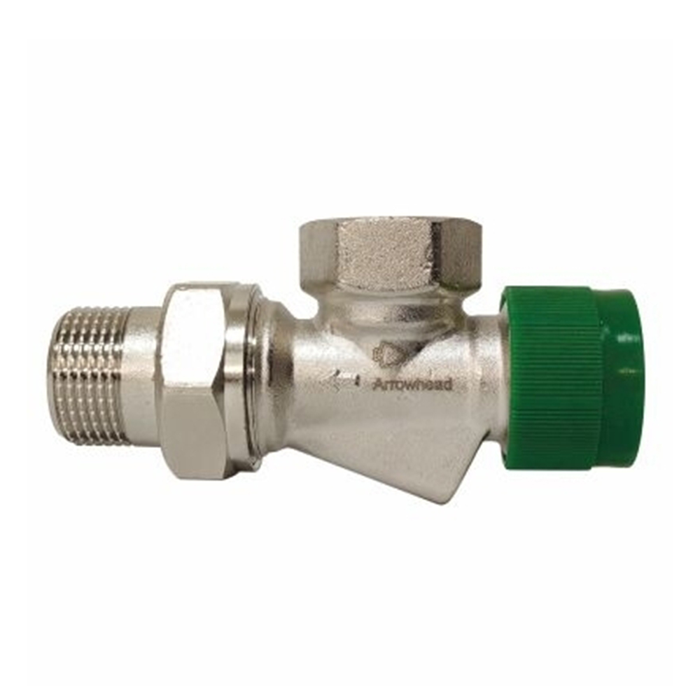 Клапан термостатический Arrowhead Element 1/2″ Ду15 Ру16 осевой, для радиаторов, внутренняя / наружная резьба, корпус - латунь