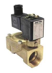 Клапаны электромагнитные АСТА ЭСК 200 Ду3-50 Ру3-5 пилотного действия нормально закрытые 24В