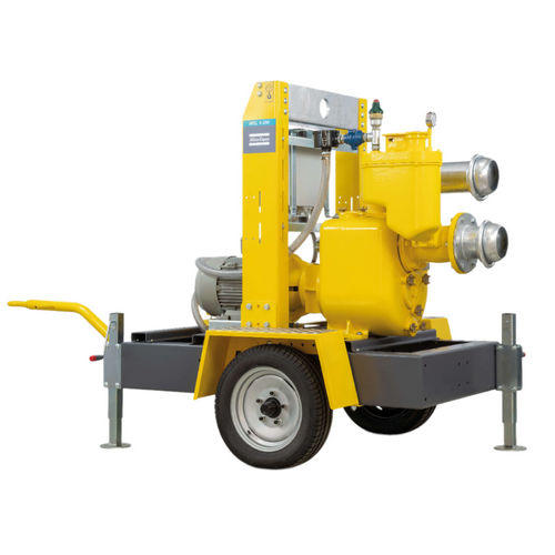 Насосные станции Atlas Copco WEL ECO Ду100-150 производительность - 180-340 м3/ч, напор - 28-32 м, мощность - 13.2-19 кВт, частота вращения - 1800 об/мин, корпус - чугун