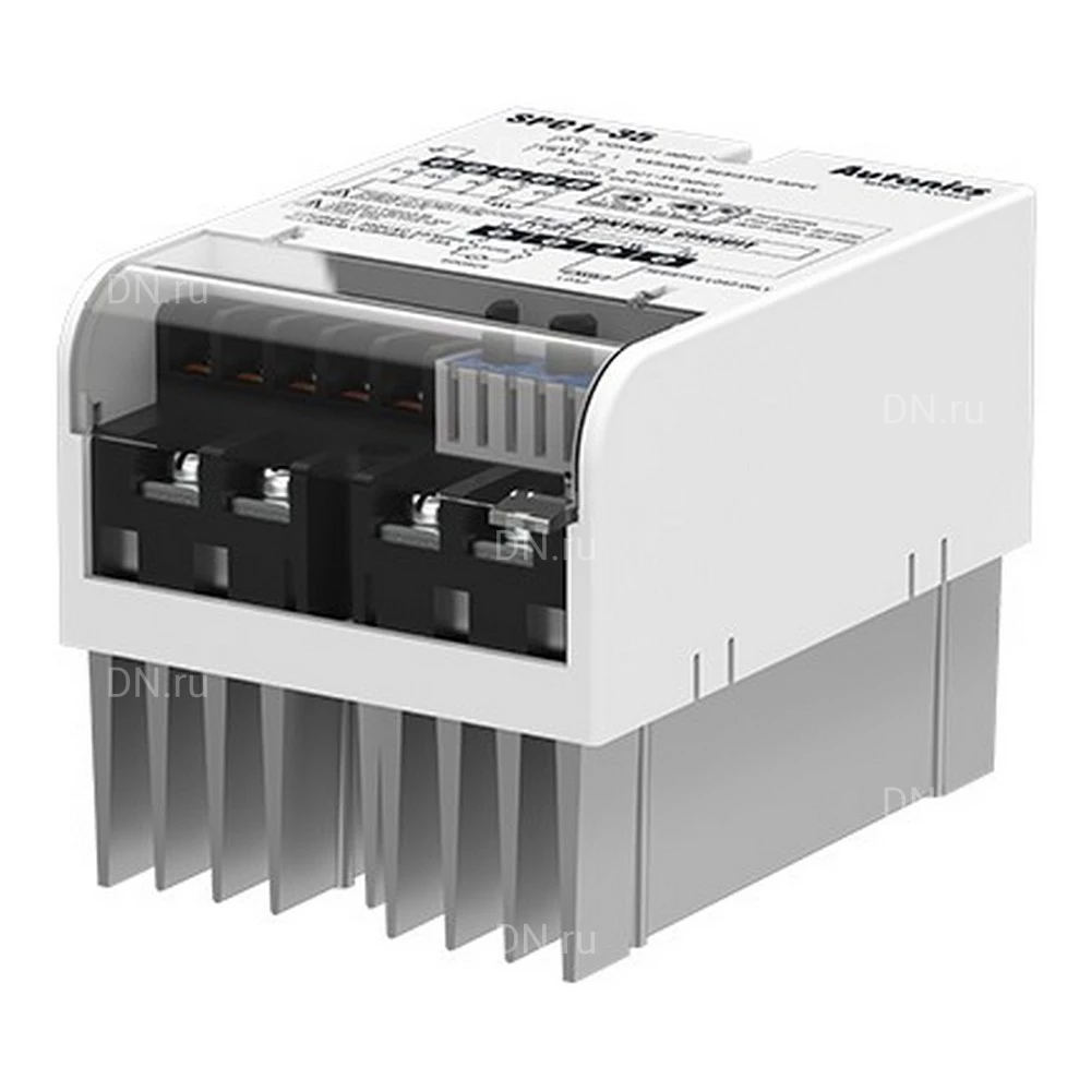 Регулятор мощности Autonics SPC1-50-E однофазный, 5 управляющих входов по выбору, 3 режима выхода, номинальный ток нагрузки 50А, 220В
