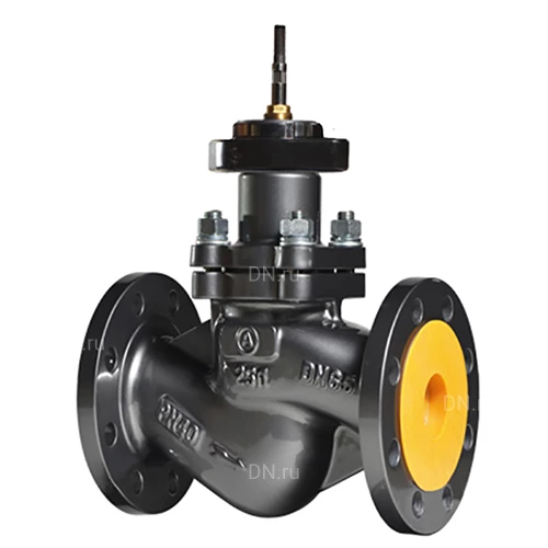 Клапаны запорные Авангард КЗр 15с922нж/п Ду15-300 Ру16-40 двухходовые, фланцевые, корпус - углеродистая сталь, без электропривода