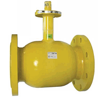 Кран шаровый Broen Ballomax газовый Ду250 Ру25/12 фланцевый с ISO-фланцем, Траб=-40/+80 под привод и редуктор