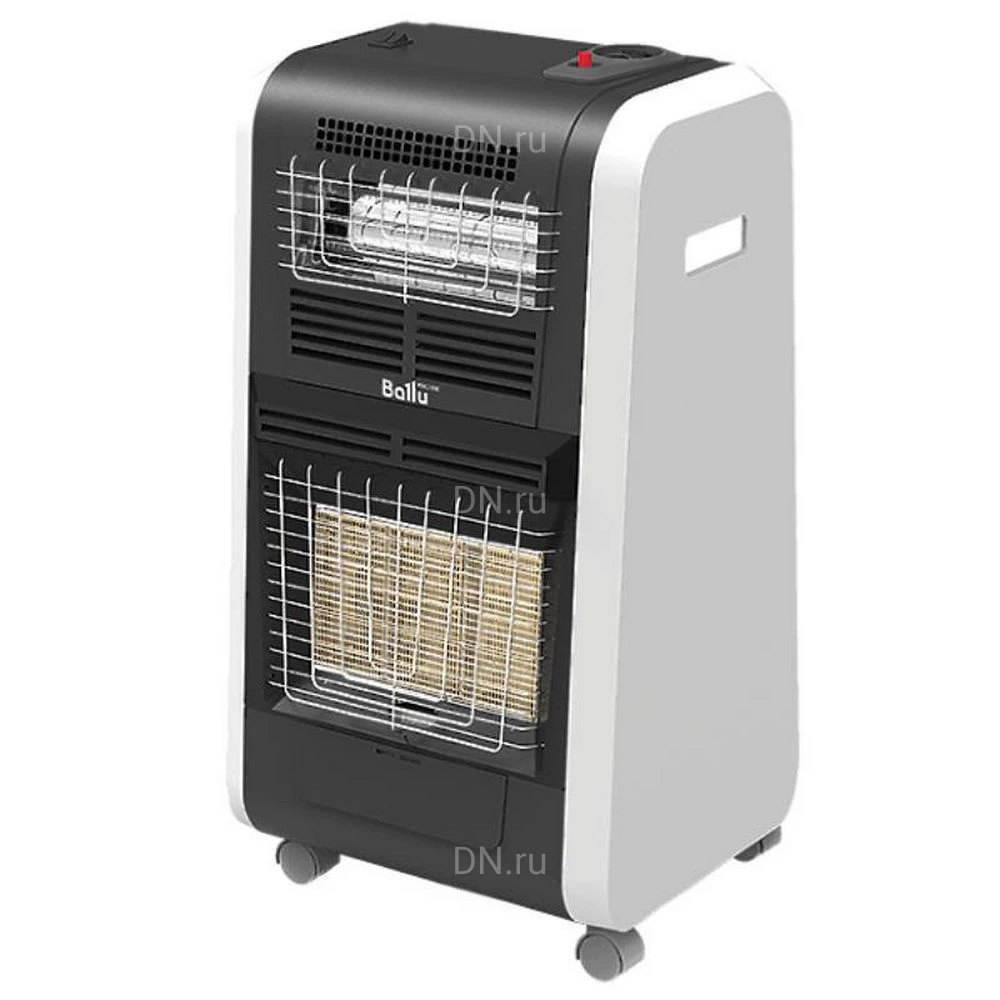 Обогреватель инфракрасный Ballu BIGH-55 H газовый, для дома, мощность - 5.7кВт, площадь - 60м2, корпус - сталь, IPX0, расход топлива - 0.105/0.210/0.315кг/ч