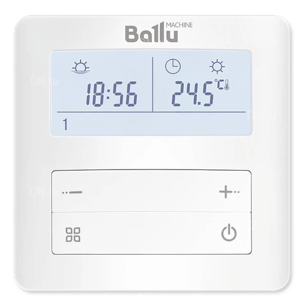 Термостат Ballu BDT-2 цифровой, IP20, диапазон регулировки температуры - от 5 - до 30°С