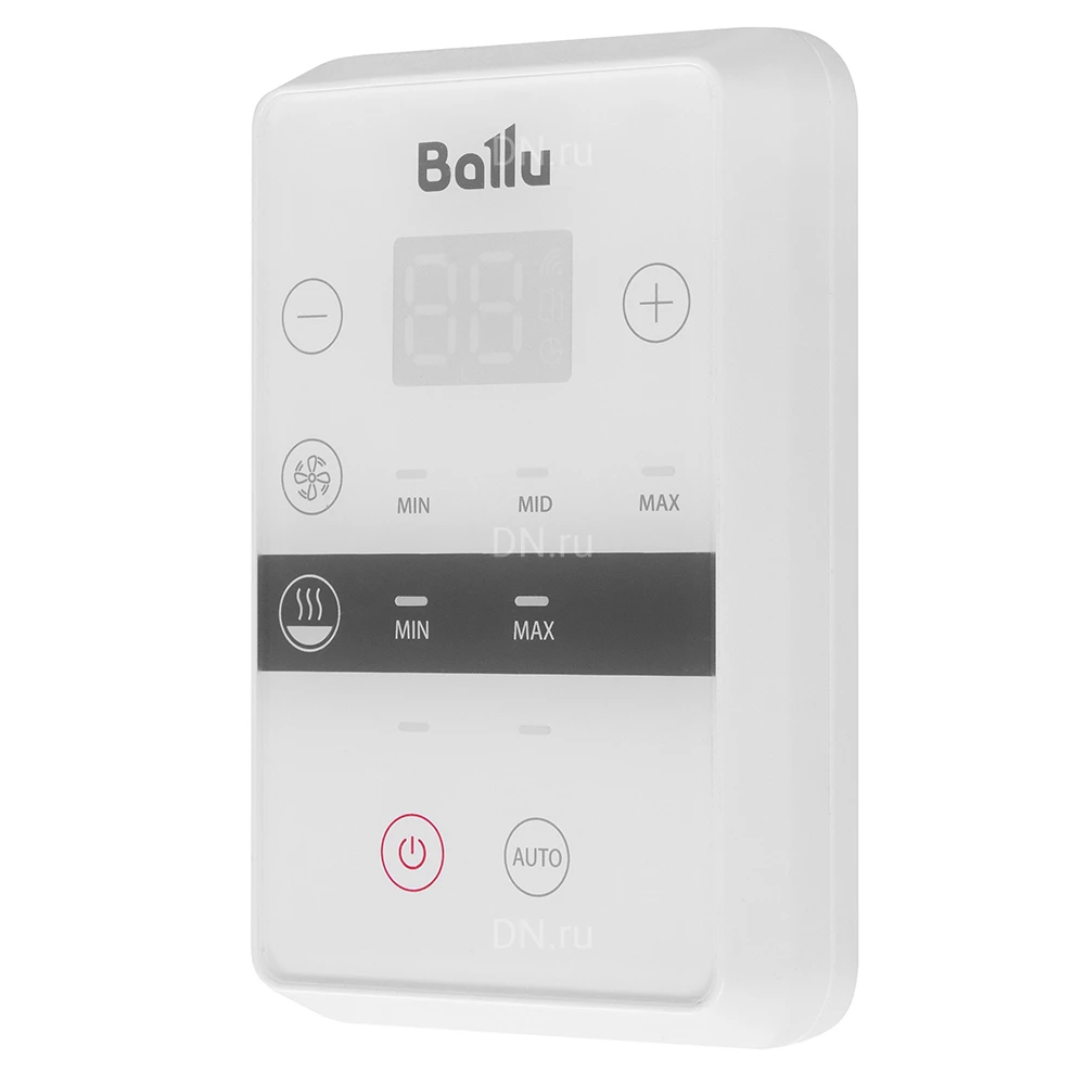 Пульт управления Ballu BRC-D2, корпус - пластик, с кабелем подключения, IP10, диапазон настройки температуры - от 5 до 35°С