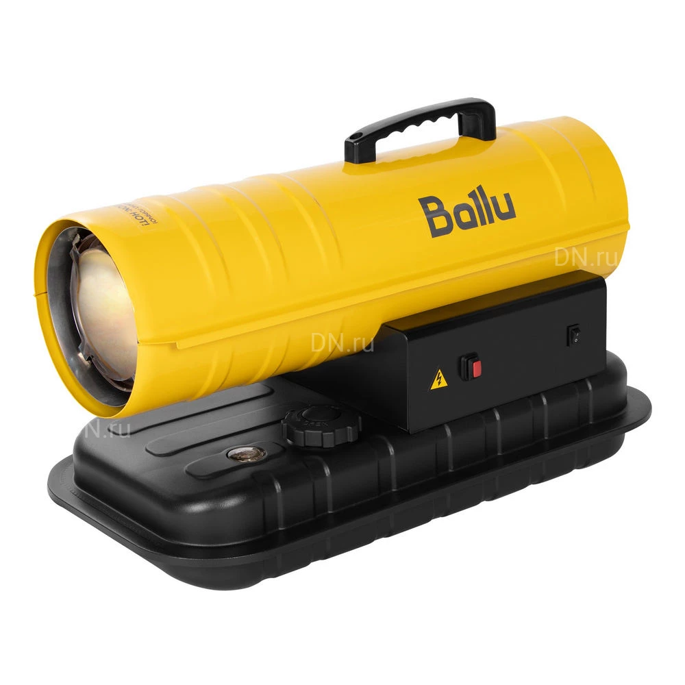 Тепловая пушка Ballu BHDP-10L дизельная, прямого нагрева, тепловая мощность - 10кВт, производительность - 450м3/час, IPXX, расход топлива - 0.8кг/ч