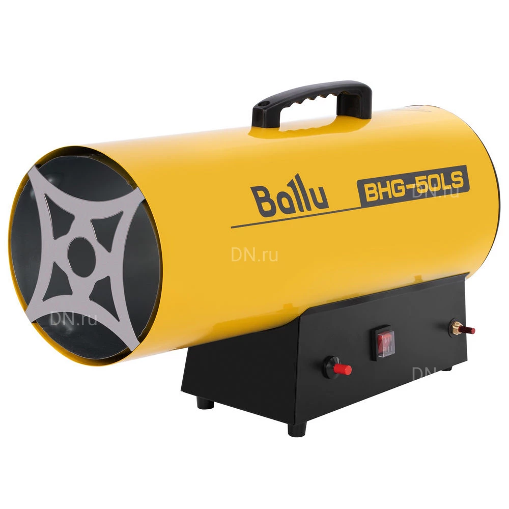 Тепловентилятор Ballu BHG-50LS газовый, мощность - 50кВт, объем помещения - 1000м3, производительность - 1000м3/час, IP10, расход топлива - 3.6 - 4кг/ч