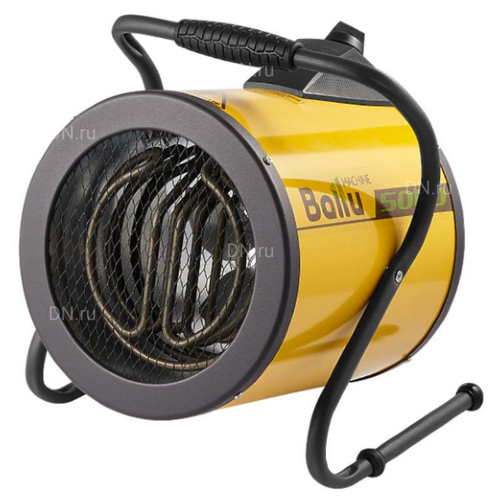 Тепловентилятор Ballu BHP-P-9 ТЭН, мощность - 9кВт, площадь - 100м2, производительность - 850м3/час, IP20, нагрев воздуха - 32°С