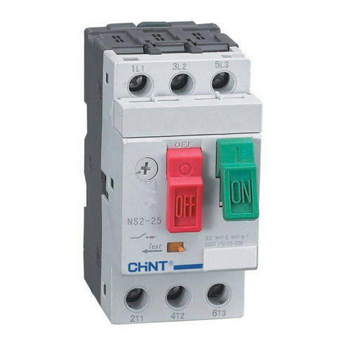 Автоматические выключатели для защиты двигателя CHINT NS2 сила тока 0.25-80 A