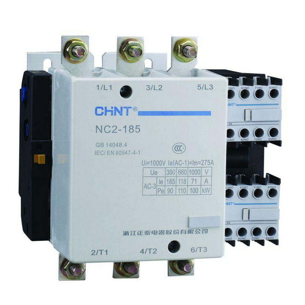 Контактор CHINT NC2 рабочий ток 185 А, переменный, катушка управления 380-415 В