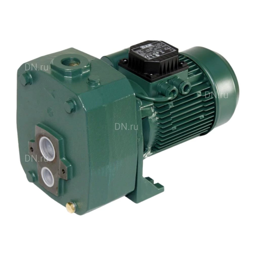 Насос самовсасывающий, центробежный DAB DP 251 T поверхностный, корпус - чугун, мощность - 1.85кВт, напор - 70м, производительность – 29л/мин, 380В