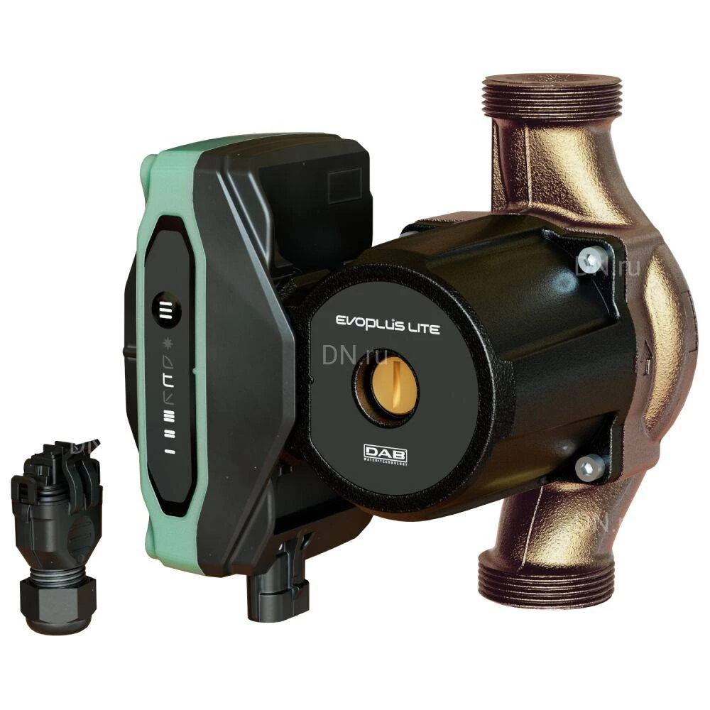 Насос циркуляционный DAB Evoplus Lite SAN 60/180-25 поверхностный, корпус - бронза, мощность - 0.098кВт, напор - 6.1м, производительность - 130л/мин, 220В