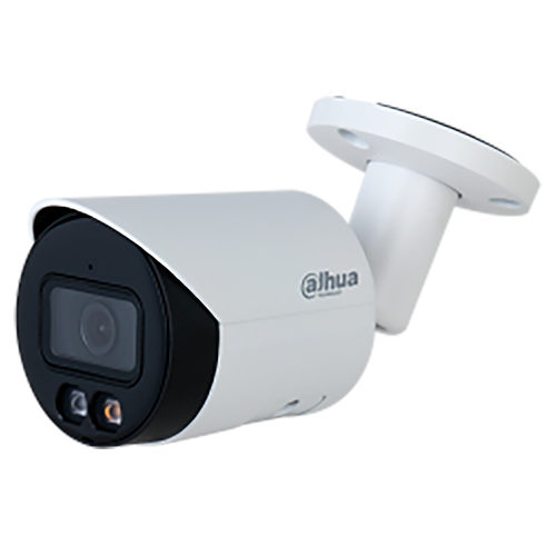 Видеокамеры уличные Dahua DH-IPC-HFW2449SP-S-IL-0280B IP с фиксированным объективом, ИИ 4Мп, встроенный микрофон, ИК и LED подсветка