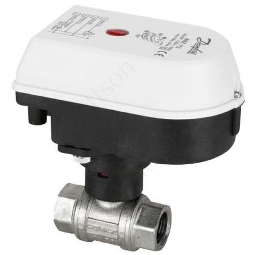 Краны шаровые двухпозиционные полнопроходные Danfoss AMZ 112 3/4″-1 1/4″ Ду20-32 Ру40 муфтовые с электроприводом 230В с выводом для насоса, латунные