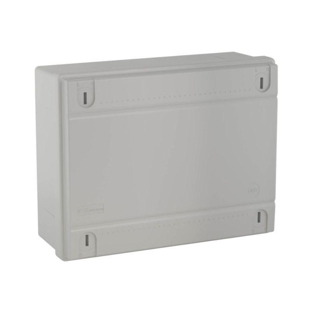 Коробка распределительная DKC 240х190х90мм гладкостенная IP56, корпус - пластик, цвет - серый