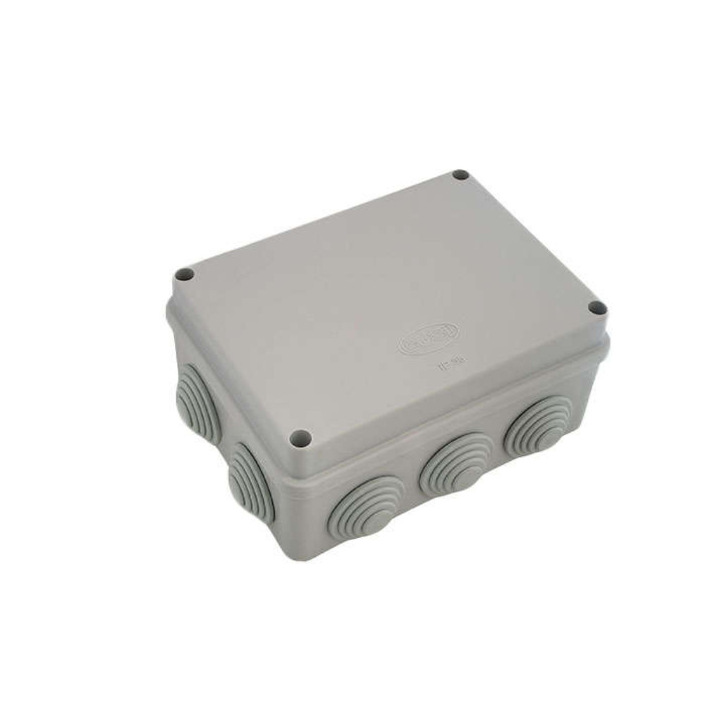 Коробка распределительная GUSI ELECTRIC 150x110x70 IP55 10 вводов, корпус - пластик, цвет - серый