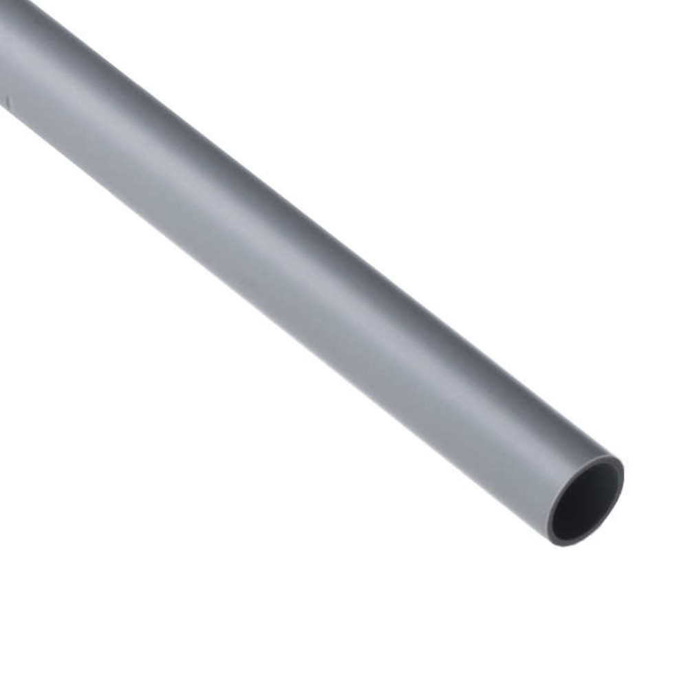 Труба жесткая Ruvinil Дн20 L3 легкая, внешний диаметр 20 мм, длина 3 м, корпус - ПВХ, цвет - серый