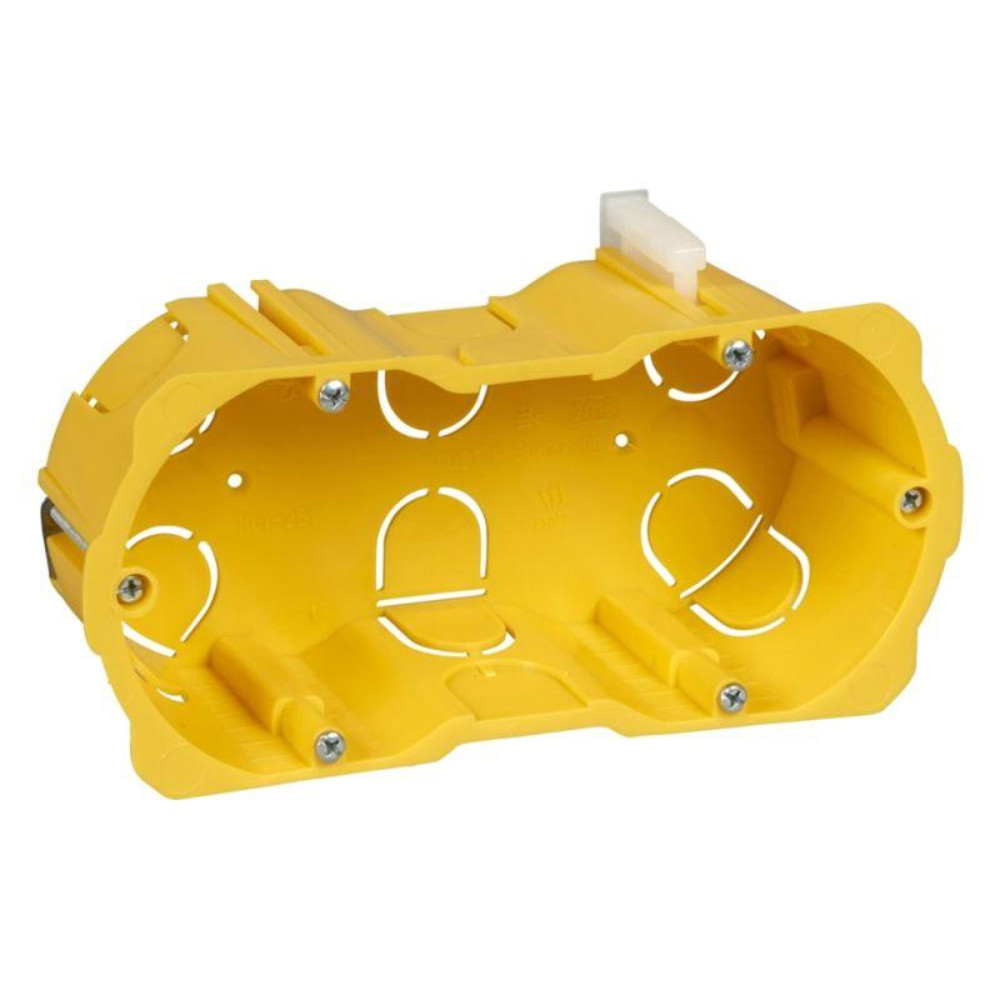 Коробка установочная Systeme Electric для скрытого монтажа, корпус - полипропилен, цвет - желтый