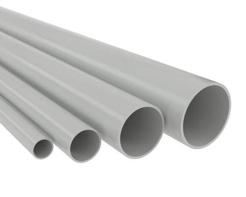 Трубы жесткие DKC Дн16-20 L3 атмосферостойкие легкие, внешний диаметр 16-20 мм, длина 3 м, корпус - ПВХ, цвет - серый