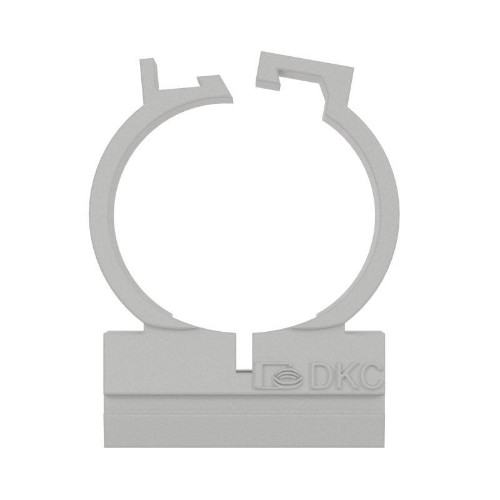 Держатели для труб DKC Дн16-32 двухкомпонентный, корпус - пластик, цвет - серый
