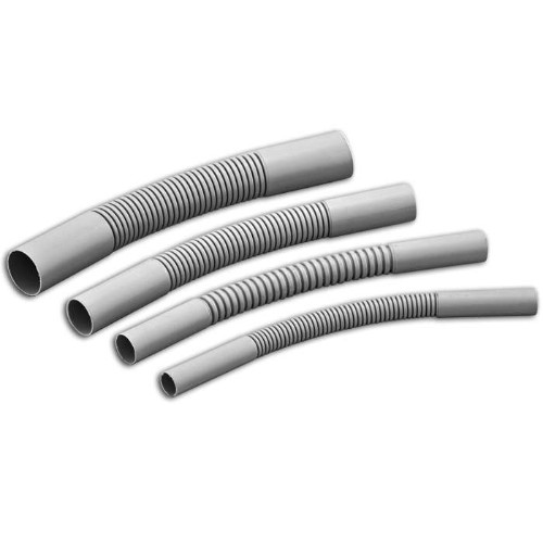 Повороты гибкие Ruvinil Дн16-25 гофрированные, для труб 16-25 мм, корпус - ПВХ, цвет - серый
