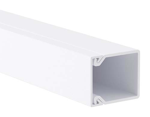 Короба с крышкой DKC In-liner Classic TA-EN 25х30 мм, длина 2 м, с плоской основой, материал - пластик, цвет белый