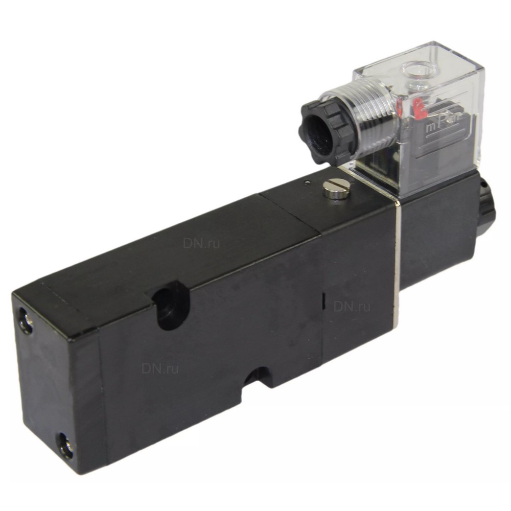 Затвор дисковый поворотный DN.ru WBV4242E-2W-Fb-ISO Дн80 Ру10 межфланцевый, корпус - НПВХ, диск - НПВХ, уплотнение - EPDM, с пневмоприводом PA-SA-083, пневмораспределителем 4M310-08 24В, БКВ APL-210N и БПВ AFC2000