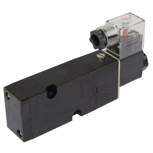 Затворы дисковые поворотные DN.ru WBV4242E-2W-Fb-ISO Дн50-200 Ру10 межфланцевые, корпус - НПВХ, диск - НПВХ, уплотнение - EPDM, с пневмоприводом PA-SA, пневмораспределителем 4M310-08 24В, БКВ APL-410N EX и БПВ AFC2000
