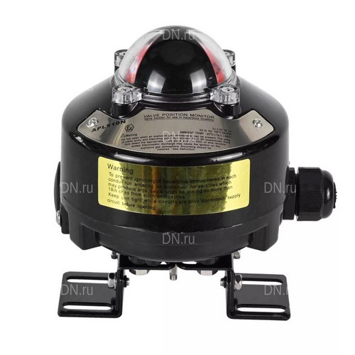 Затворы дисковые поворотные DN.ru WBV4242E-2W-Fb-ISO Дн50-200 Ру10 межфланцевые, корпус - НПВХ, диск - НПВХ, уплотнение - EPDM, с пневмоприводом PA-SA, пневмораспределителем 4M310-08 220В, БКВ APL-510N EX и БПВ AFC2000