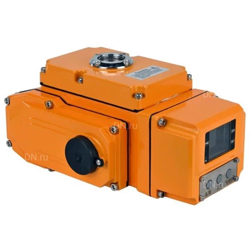 Краны шаровые DN.ru BV3232P(2pc)-FP-3WL-F-ISO-H Ду20-80 Ру16 HYMT, трехходовые L-тип, полнопроходные, фланцевые, корпус - нержавеющая сталь SS316, с электроприводом QT-N-EM-B1-220VAC-У1 c датчиком обратной связи и входным управляющим сигналом 0-10 В HARK