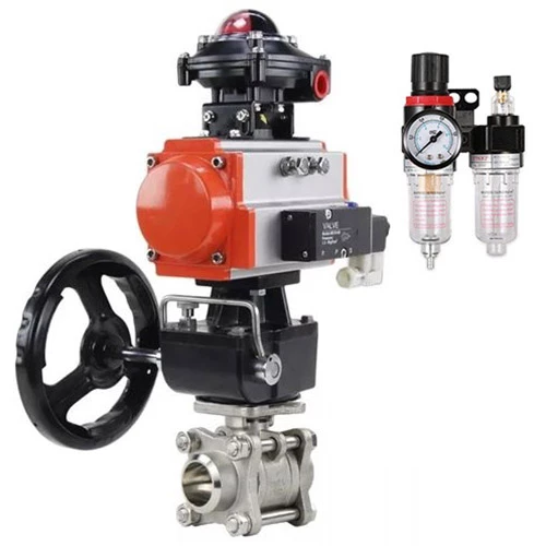 Кран шаровой DN.ru BV3232P(3pc)-FP-W-ISO-H Ду100 Ру25 полнопроходной двухходовой, корпус - нерж.сталь SS316, под приварку, уплотнение - PTFE, пн/привод PA-DA-105, пн/распределит 4M310-08 220В NAMUR, БКВ APL-210N, ручн.дублер MON3-700-T38-ISO и БПВ AFC2000