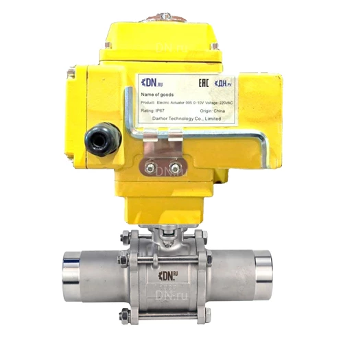 Краны шаровые DN.ru BV3131P(3pc)-FP-W-ISO-H LONG Ду15-40 Ру63-16, полнопроходные, трехсоставные, нержавеющая сталь 304, PTFE, под приварку, с электроприводом четвертьоборотным DN.ru QT-N-EM-B1-220VAC-У1-DAR gander Краны шаровые DN.ru BV3131P(3pc)-FP-W-ISO-H LONG Ду15-40 Ру63-16, полнопроходные, трехсоставные, нержавеющая сталь 304, PTFE, под приварку, с электроприводом четвертьоборотным DN.ru QT-N-EM-B1-220VAC-У1-DAR gander