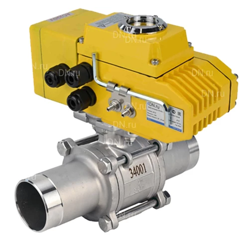 Краны шаровые DN.ru BV3131P(3pc)-FP-W-ISO-H LONG Ду125 Ру63-16, полнопроходные, трехсоставные, нержавеющая сталь 304, PTFE, под приварку, с электроприводом четвертьоборотным DN.ru QT-N-EM-B1-220VAC-У1 DAR Краны шаровые DN.ru BV3131P(3pc)-FP-W-ISO-H LONG Ду125 Ру63-16, полнопроходные, трехсоставные, нержавеющая сталь 304, PTFE, под приварку, с электроприводом четвертьоборотным DN.ru QT-N-EM-B1-220VAC-У1 DAR