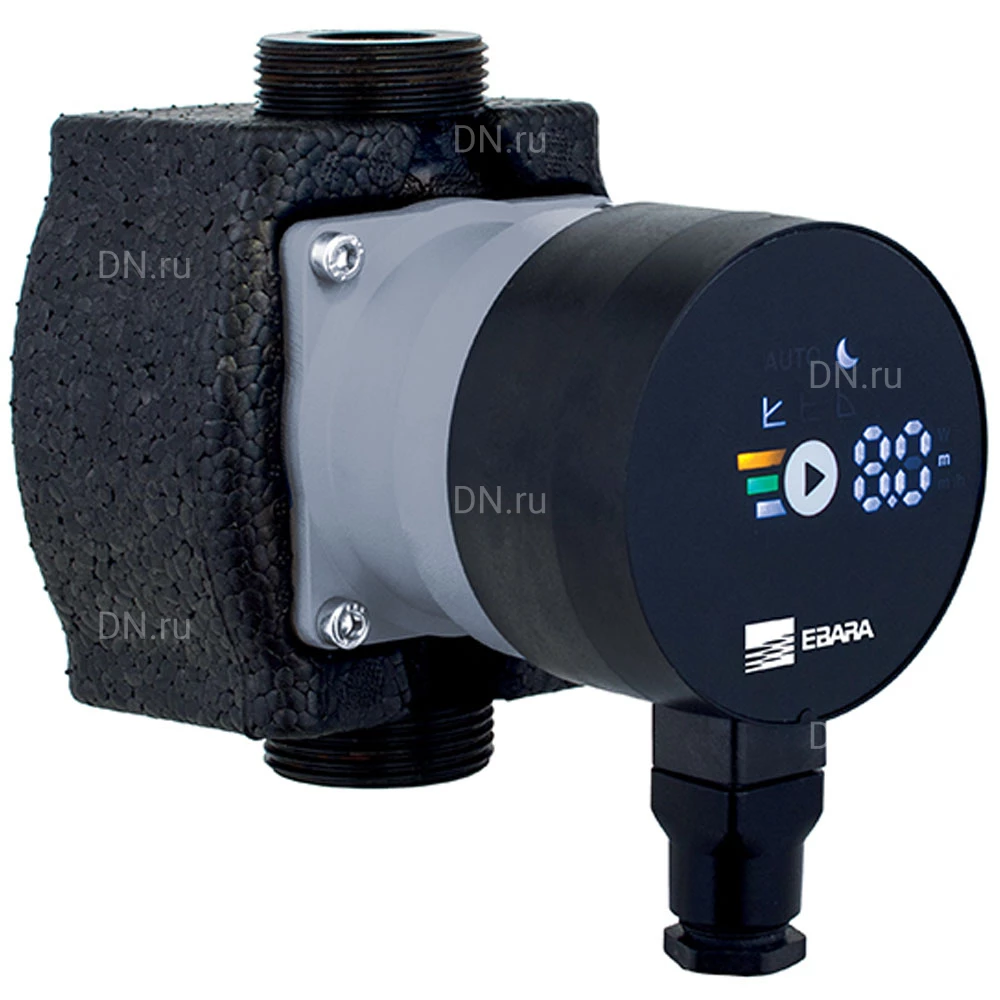 Насос циркуляционный Ebara Ego 2 Tech 32/60-180 поверхностный, корпус - чугун, мощность - 0.035кВт, напор - 6м, производительность - 67л/мин, 230В