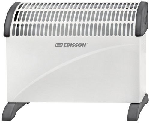 Конвекторы электрические EDISSON Polo 1.5-2 кВт универсальные с механическим термостатом, белые