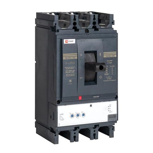 Автоматические выключатели трехполюсные EKF PROxima ВА-99C 3Р (Compact NS) 630 сила тока 315-500А, отключающая способность 45 кА