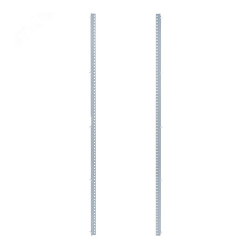 Держатели пластронов EKF Averes В1900 (2шт), белые, 192.5x5x5 мм