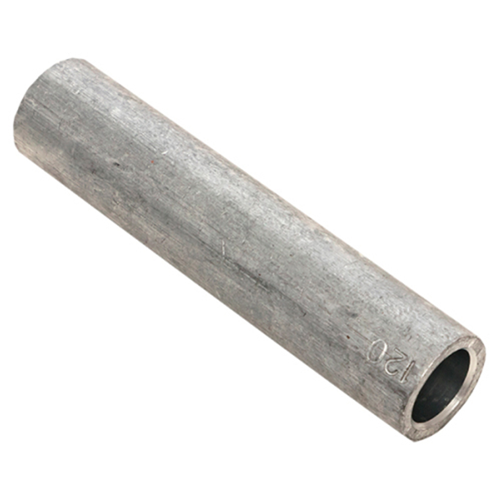 Гильза соединительная EKF PROxima ГА ГОСТ 120-14 алюминиевая, диаметр внутренний - 14 мм, сечение - 120 мм2, напряжение - 35 кВ, цвет - серый