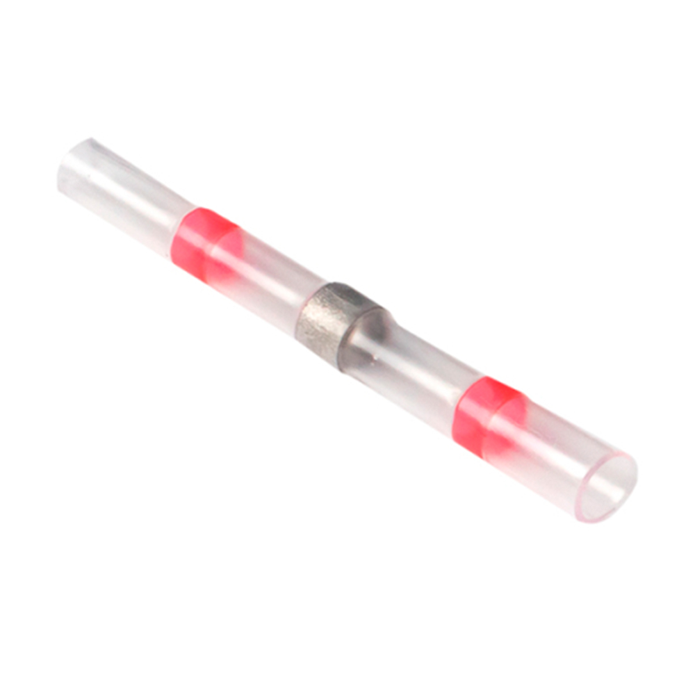 Гильза термоусаживаемая EKF ПК-Т под пайку, материал - ПВХ, сечение - 0.5-1 мм2, цвет - красный, упаковка - 20 шт